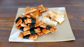 Shoyu Arare Rice Crackers | seaweed okaki | wa's Kitchen