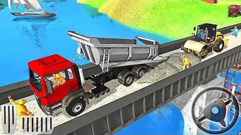 Indian Train Bridge Construction [Full Video] Railroad Building Simulation - Android GamePlay