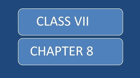 CLASS 7 CH 8 : HTML an Introduction