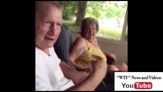 Crazy Old Couple Arguing