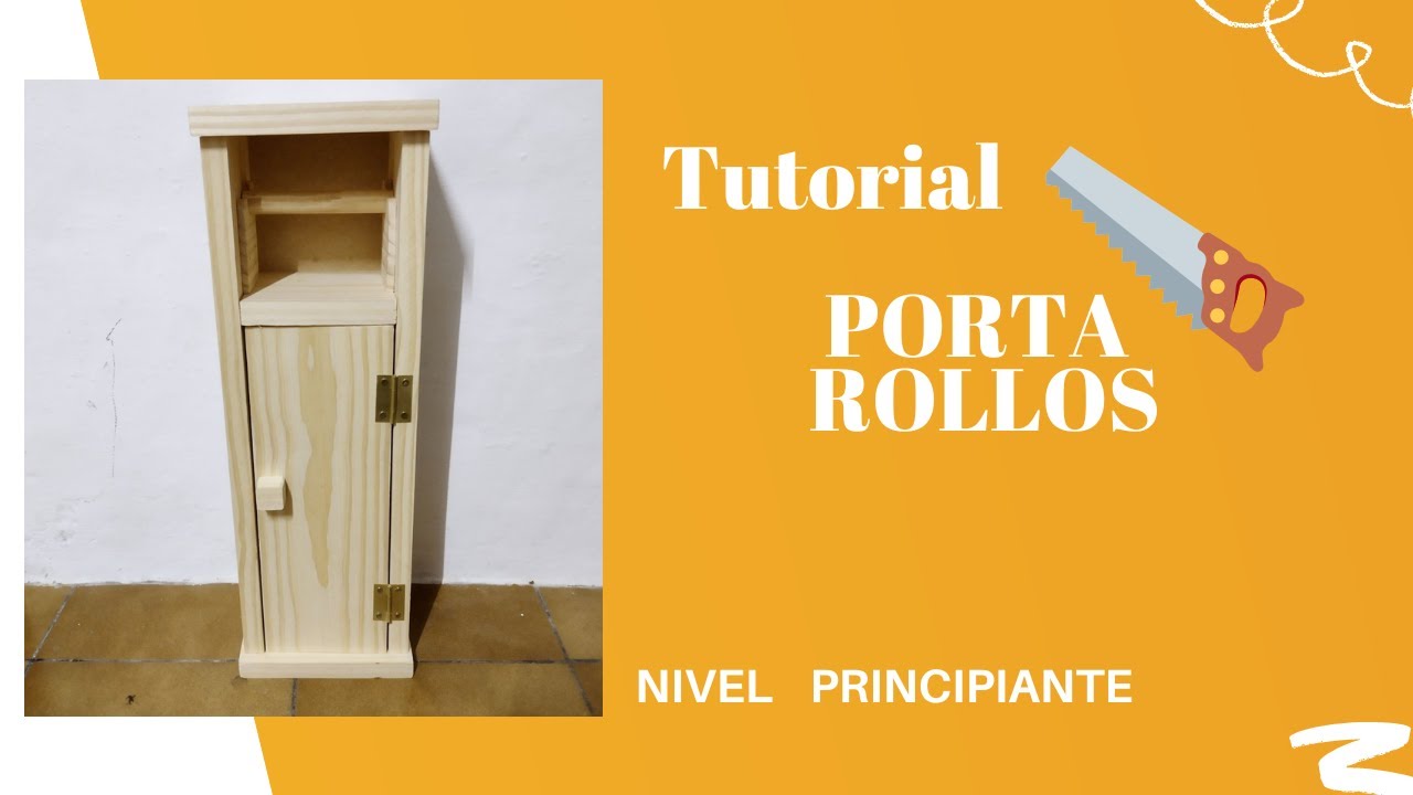 🛠Como hacer portarrollos de papel higienico 🧻 Para baño en madera (ideas  para el hogar🏡) 