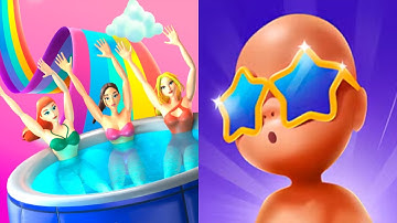 Hottub Run! VS Doll Factory 3D - All Levels SpeedRun Gameplay Android iOS Ep1