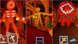 Roblox Doors Vs Doors But Decent Vs Doors But Kawaii Figure Vs Crucifix