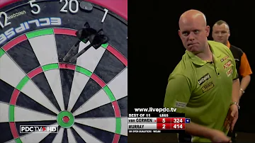 TWO NINE DARTERS FROM MICHAEL VAN GERWEN IN ONE MATCH!!