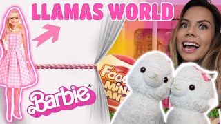 BARBIE x LLAMA WORLD !! 💗🦙*DIY scrunchies*