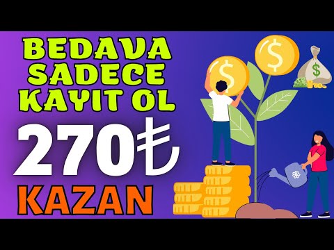 Sadece Kayıt Ol Bedava 270₺ Kazan! - Kanıtlı Video💰- İnternetten Para Kazanma 2022