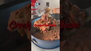 Red Bean Monday, let’s make some in the crockpot. #redbeans #crockpot #dinnerideas #easyrecipe