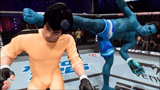 Ufc 5 - Bruce Lee Vs. Blue Hulk - Dragon Fights 🔥🐲