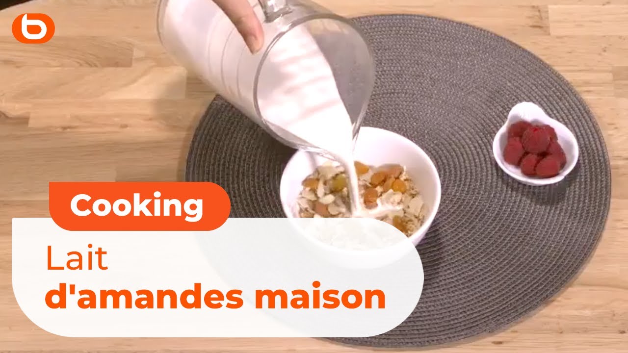 Recette : Faire son lait d'amandes maison au JUICE EXPERT MAGIMIX I