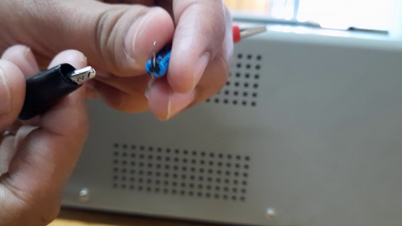 Applying Reverse voltage to polar capacitor Electrolytic Capacitor