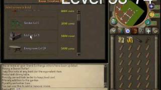 Runescape - How I did it - Construction & Buying Green Partyhat