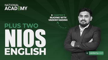 NIOS Plus Two: English Chapter 11 | natdemy