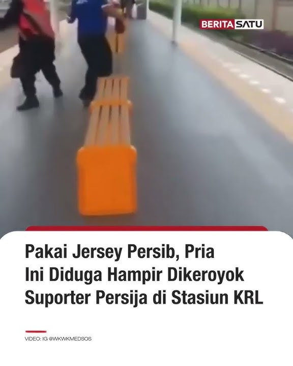 Pakai Jersey Persib, Pria ini Diduga Hampir Dikeroyok Suporter Persija #persija #persib #beritasatu