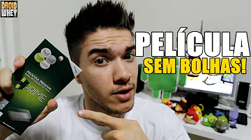 Como aplicar a película de vidro sem bolhas?