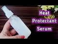How to get Soft Sleek Shiny Hair Using a Heat Protectant Serum with Hair Straightener!