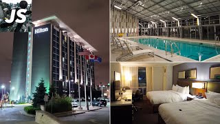 Hilton Toronto Airport Hotel & Room Tour (& getting locked out!) screenshot 3