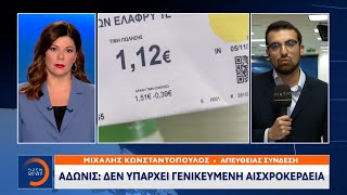 Άδωνις Γεωργιάδης: Δεν υπάρχει γενικευμένη αισχροκέρδεια | Μεσημεριανό Δελτίο Ειδήσεων | OPEN TV