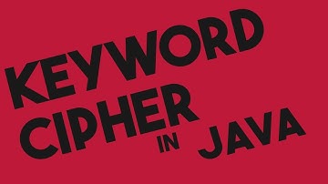Keyword Cipher Encryption and Decryption in Java