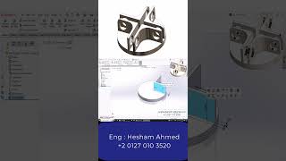 Full Solidworks Exercise No. 134 #solidworks    #hesham_solidworks #cad        #engineering Guide