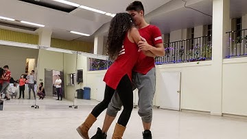 Lui & Larissa demo at Dancesport