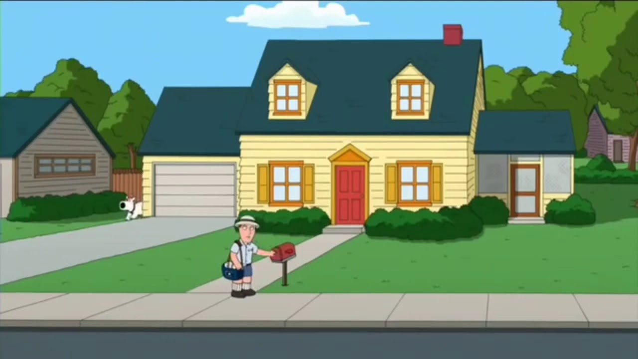 Family Guy Brian and the Mail Man (Censored) - YouTube