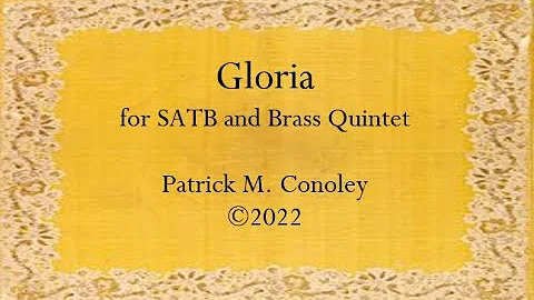 Gloria for SATB and Brass Quintet