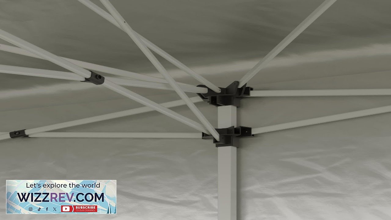 Garvee 10' X 20' Pop Up Canopy Tent with 210D Oxford Fabric