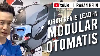 Review : Airoh REV19 Leaden Matt | Helm Modular Otomatis | Juragan Helm