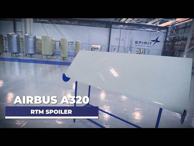 Spirit AeroSystems Airbus A320 RTM spoiler manufacturing process (10/14/21) class=