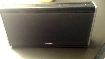 Blue tooth troubleshooting with BOSE soundlink