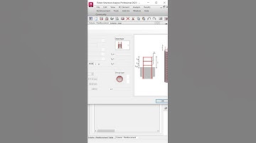 Design Circular Concrete Column in Robot Structural Analysis Professional 2023 #Shorts