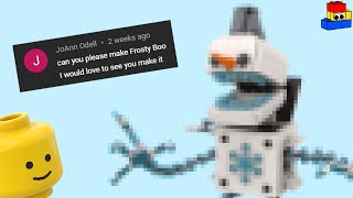 Making Frosty Boo out of LEGO! (LEGO Viewer Requests #1)