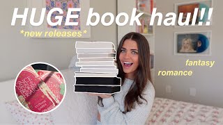 HUGE book haul!! 📖🧚🏼‍♀️💘 *new releases, romance &amp; fantasy*