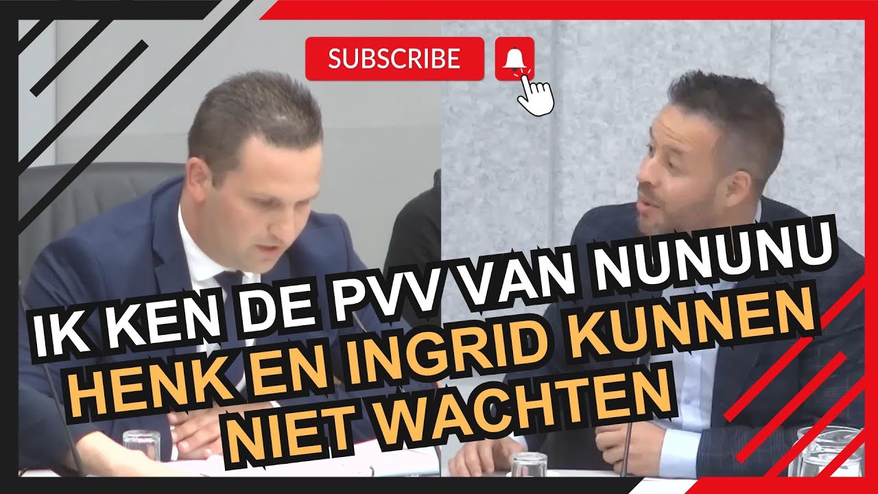 EL abbasi DENK :"IK KEN DE PVV van nu want Henk en Ingrid kunnen niet