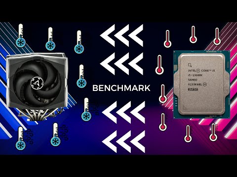 Air cooled i5 13600k Benchmark - Cinebench R23, Gaming, Normal, Idle