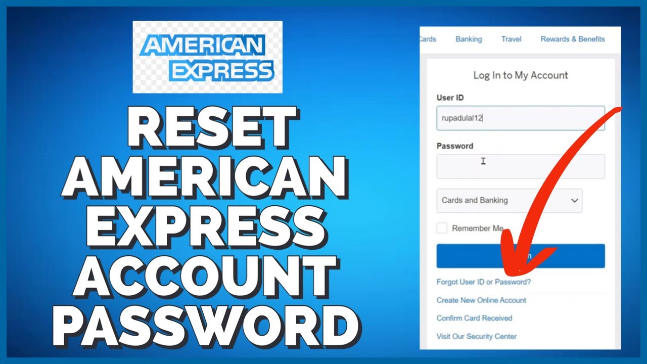 How to Reset American Express Account Password 2023? Recover American Express Account