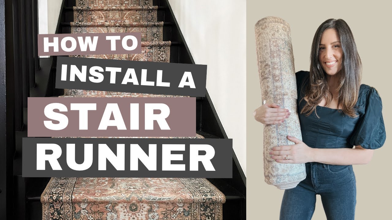 How to Install a Stair Runner - YouTube