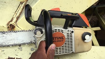 The Infamous Stihl MS200T Professional Arborist Top Handle Chainsaw