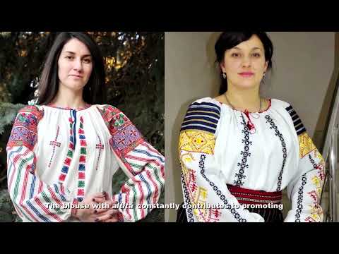 The art of the traditional blouse with embroidery on the shoulder in Romania and the Rep. of Moldova