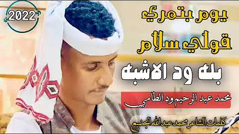 جديد 2022 الفنان بله ود الاشبه يوم بتمرى قولى سلام 