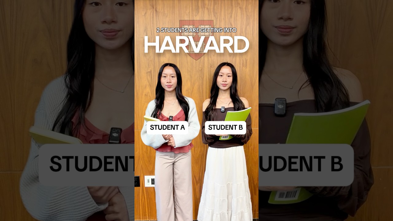 Can you guess which student will get into Harvard? 😳✅ Stay until the end…