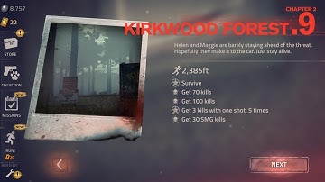 INTO THE DEAD 2 GAMEPLAY (IOS/ANDROID) - #9 | CHAPTER 2 : KIRKWOOD FOREST LEVEL 9 COMPLETED |