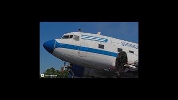 DC-3 Waiting for New Engine