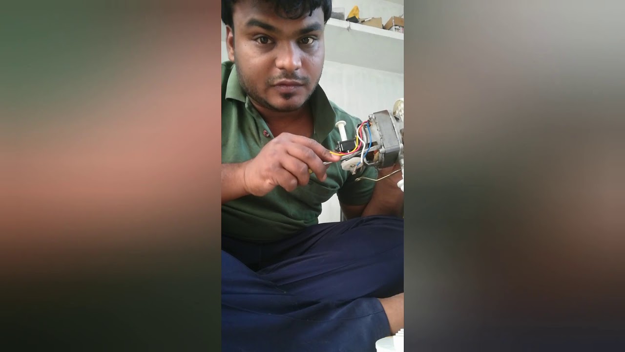 Government Amma fan motor coil fitting wire connectiontable fan YouTube