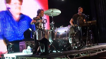 Matt & Kim Taking the stage!  "Block After Block"