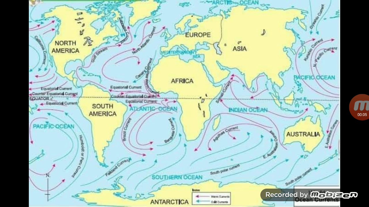 Какое течение в тихом океане. Морские и Океанические течения. Морские течения Тихого океана. Карта течений индийского океана. Течение Гумбольдта.