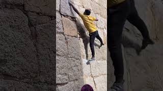 Rock climbers Training by Kothi Raj Jyothi Raj | Chitradurga Fort | Karnataka