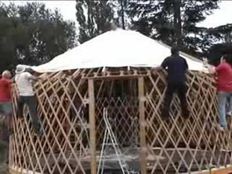 Construction d une yourte Construction d une yourte