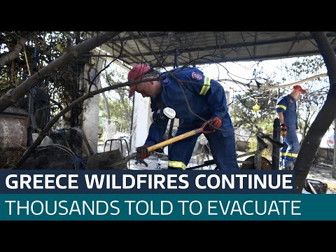 Greece wildfires: One