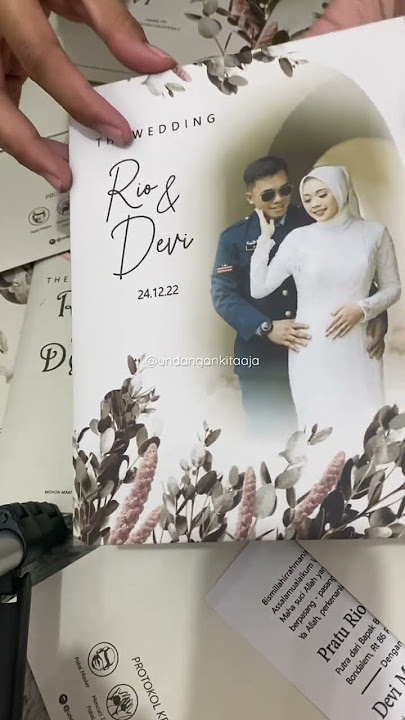 Undangan pernikahan amplop   foto
